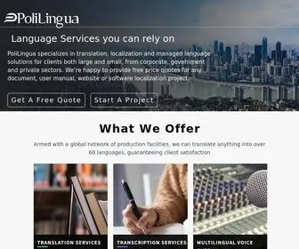 Polilingua.com(Professional Translation Services) Screenshot