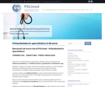 Polimed-Brescia.it(Poliambulatorio Specialistico) Screenshot