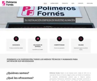 Polimeros-Fornes.com(Polipropileno y PRFV) Screenshot