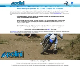 Polinidirtbike.com(Polini Dirt Bike Parts) Screenshot