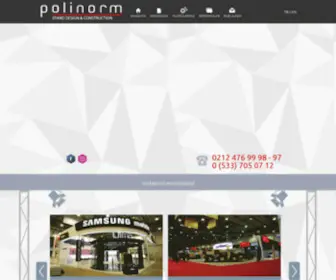 Polinorm.com(Polinorm Stand Tasarım) Screenshot