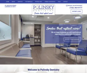 Polinskydentistry.com(Dentist in Lakewood NJ) Screenshot