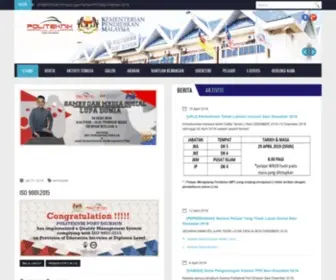 Polipd.edu.my(Portal Rasmi Politeknik Port Dickson) Screenshot