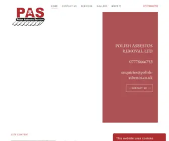 Polish-Asbestos.co.uk(Polish Asbestos) Screenshot