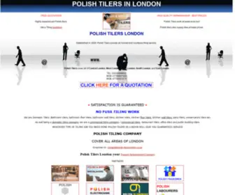 Polish-Tilers-London.co.uk(Tiling Company) Screenshot