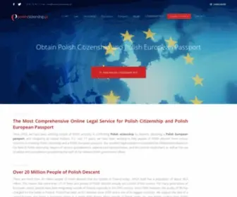 Polishcitizenship.pl(Polish Citizenship and Polish EU Passport) Screenshot