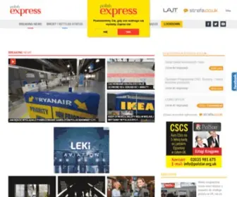 Polishexpress.co.uk(Polish Express) Screenshot