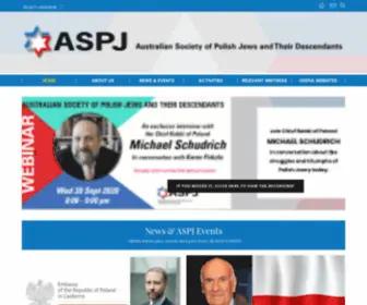 PolishJews.org.au(Australian Society of Polish Jews and their descendants) Screenshot