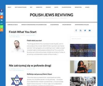 PolishJewsreviving.org(Polish Jews Reviving) Screenshot