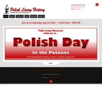 Polishlivinghistory.com(Bringing the past into the present) Screenshot