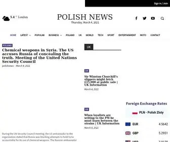 Polishnews.co.uk(Polish News) Screenshot