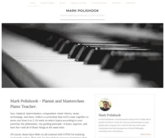 Polishookpiano.com(Mark Polishook) Screenshot