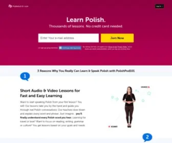 Polishpod101.com(Learn Polish Online) Screenshot