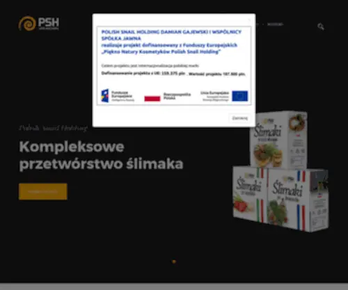 Polishsnailholding.com(Polish Snail Holding) Screenshot