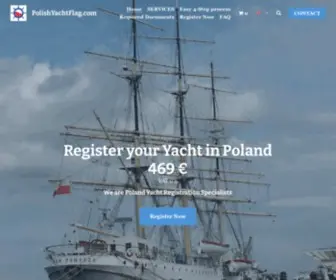 Polishyachtflag.com(Polish yacht registration) Screenshot