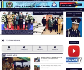 Polisi.go.tz(Usalama wa raia na mali zao) Screenshot