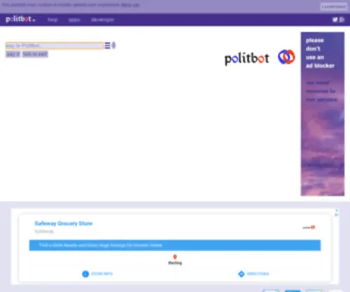 Politbot.com(politbot) Screenshot