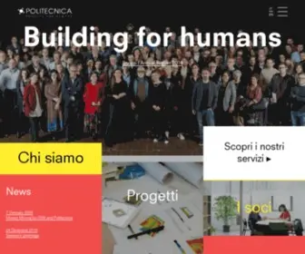 Politecnica.it(Siamo una delle maggiori società italiane di progettazione integrata) Screenshot