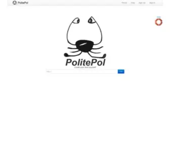 Politepol.com(Create RSS feed for any webpage you need. All you need) Screenshot