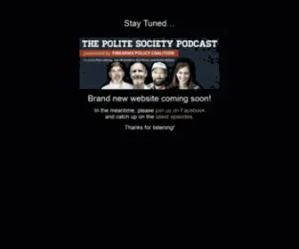 Politesocietypodcast.com(The Polite Society Podcast) Screenshot