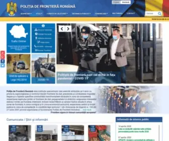 Politiadefrontiera.ro(Politia de Frontiera Romana) Screenshot