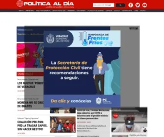 Politicaaldia.com(Bienvenidos a Política al Día) Screenshot