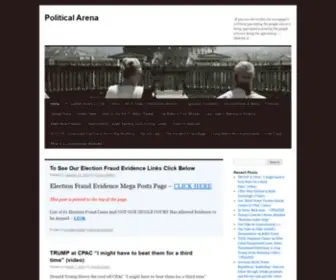 Politicalarena.org(Political Arena) Screenshot