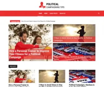 Politicalcampaigningtips.com(Political Campaigning Tips) Screenshot