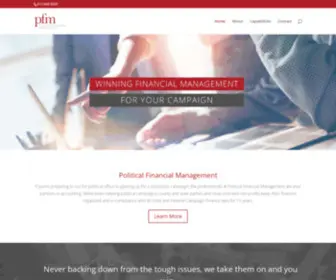 Politicalfinancialmanagement.com(Political Financial Management) Screenshot