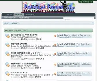 Politicalforum.com(Active Political Forum community (10+ years)) Screenshot