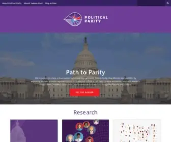 Politicalparity.org(Political Parity) Screenshot