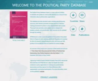 Politicalpartydb.org(Political Party Database Project) Screenshot