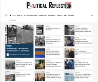 Politicalreflectionmagazine.com(Political Reflection) Screenshot