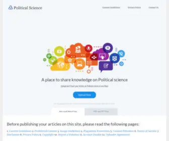 Politicalsciencenotes.com(Political Science Notes) Screenshot