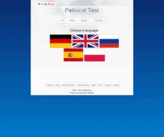 Politicaltest.net(Politiktest) Screenshot
