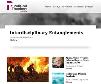 Politicaltheology.com(This page) Screenshot