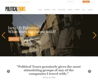 Politicaltours.com(Political Tours) Screenshot