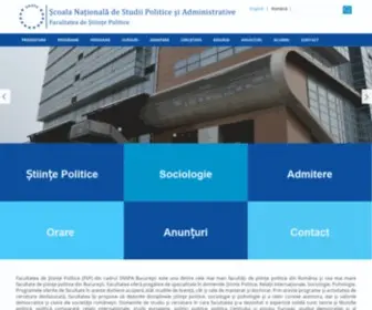 Politice.ro(SNSPA Bucure) Screenshot