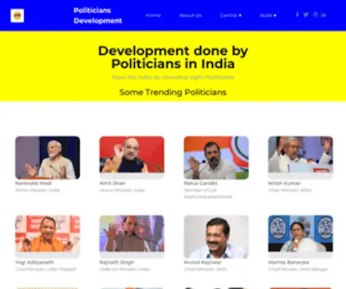 Politiciansdevelopment.com(Politicians Development) Screenshot