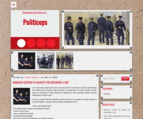Politicops.com(Politicops) Screenshot