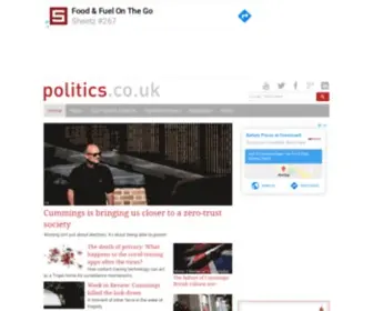 Politics.co.uk(Politics news) Screenshot