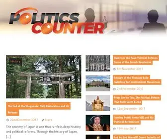 Politicscounter.com(The Politics Counter) Screenshot