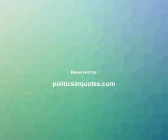 Politicsinquotes.com(Politicsinquotes) Screenshot