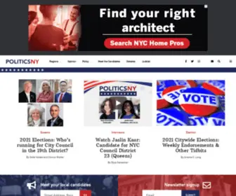 Politicsny.com(Your home for 2022 NYC elections news) Screenshot