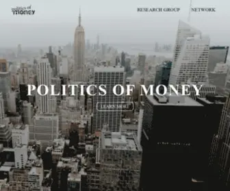 Politicsofmoney.org(The Resilience of Finance Capitalism) Screenshot