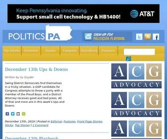 Politicspa.com(Pennsylvania) Screenshot