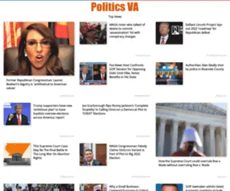 Politicsva.com(Virgnia News & Politics) Screenshot