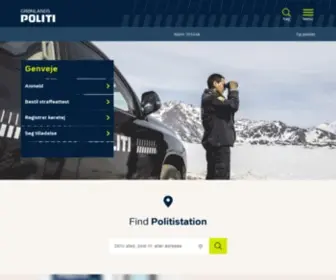 Politi.gl(Forside) Screenshot