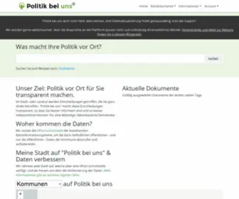 Politik-Bei-UNS.de(Politik bei uns) Screenshot