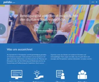 Politik.de(Ihr Spezialist für digitale Bürgerbeteiligung und E) Screenshot